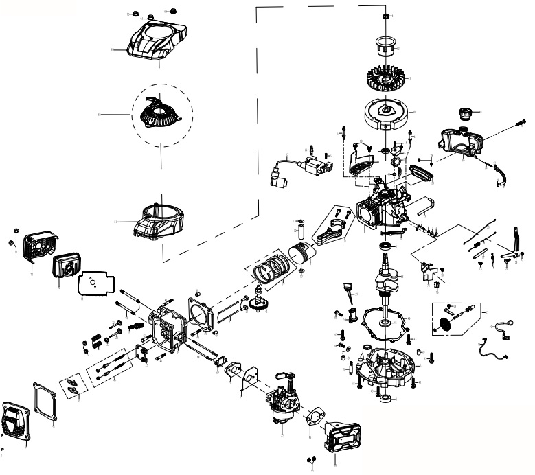 WEN PW2800 ENGINE PARTS